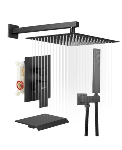 Душевая система Greenspring с 3 режимами распыления, 10 in. Showerhead с клапаном