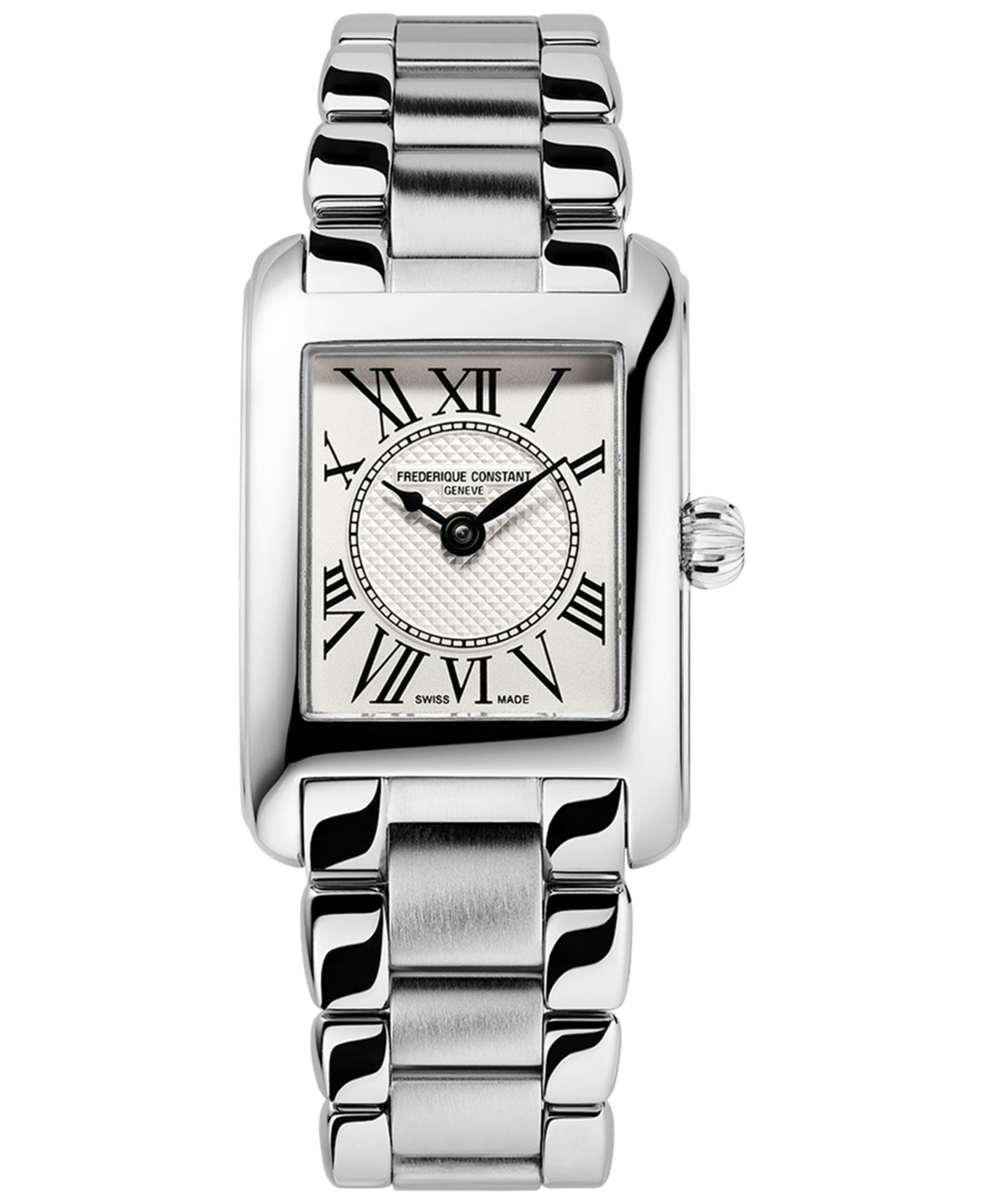 Женские часы Frederique Constant Women's Swiss Carree Stainless Steel Bracelet Watch 23mm