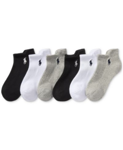 Polo Ralph Lauren Женские носки 6-Pack Low-Cut Half-Cushion Tab 727998PK2Z