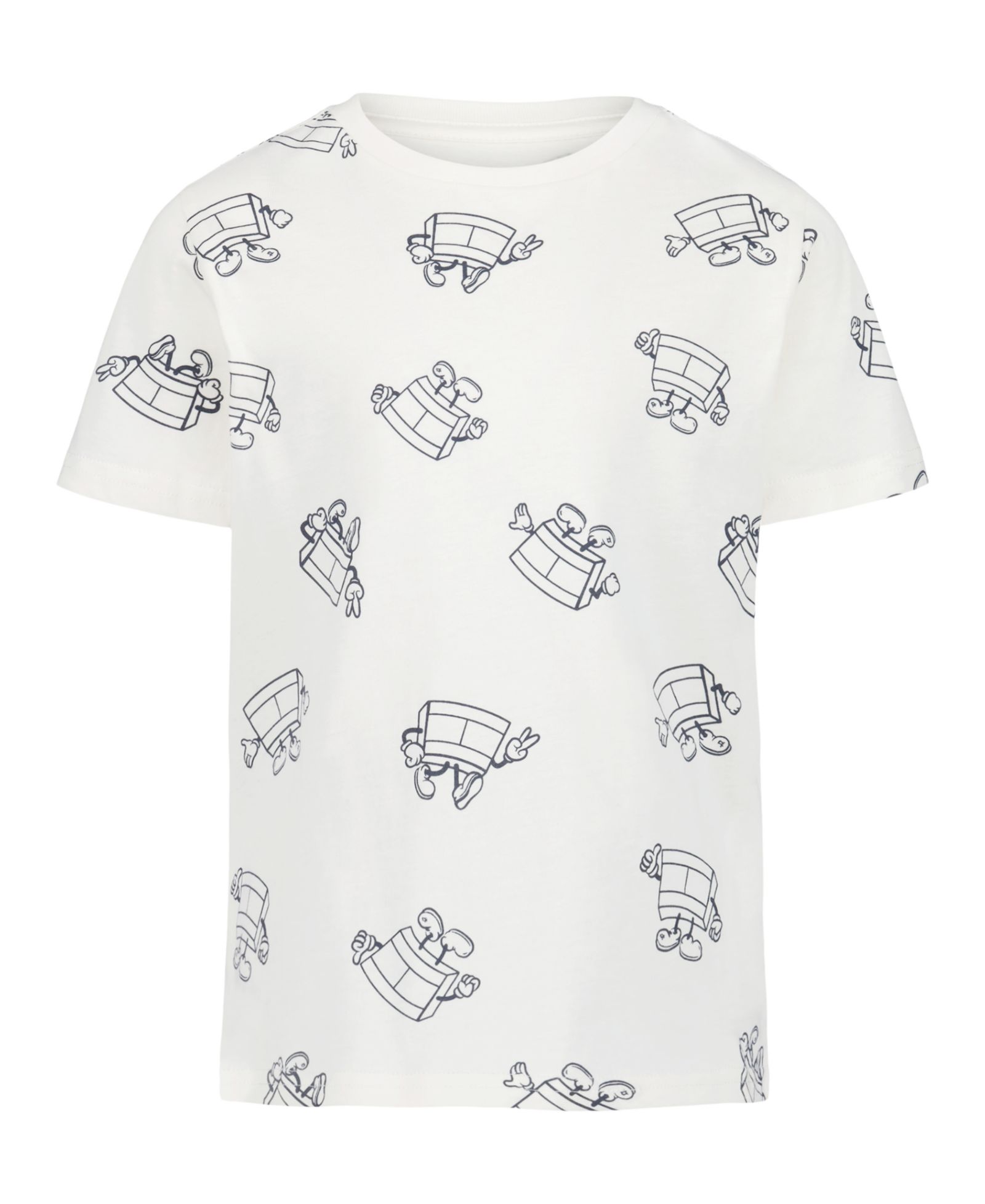 Tommy Hilfiger Toddler and Little Boys' Allover Printed T-Shirt