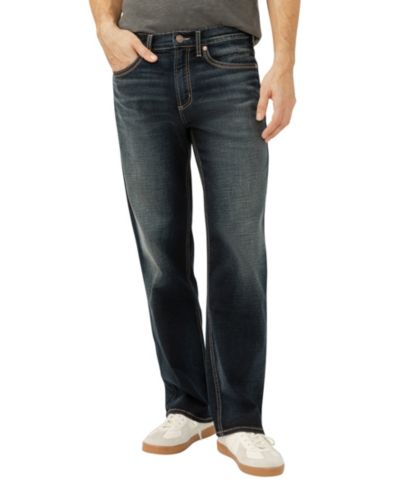 Мужские джинсы Silver Jeans Co. Men's Gordie Relaxed Fit Straight Leg Luxe Heritage