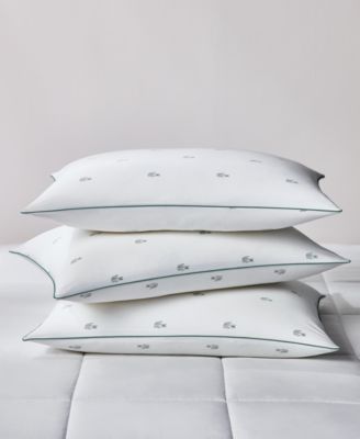 Подушка Lacoste Home All Over Crocs Cotton Firm Density, Standard/Queen