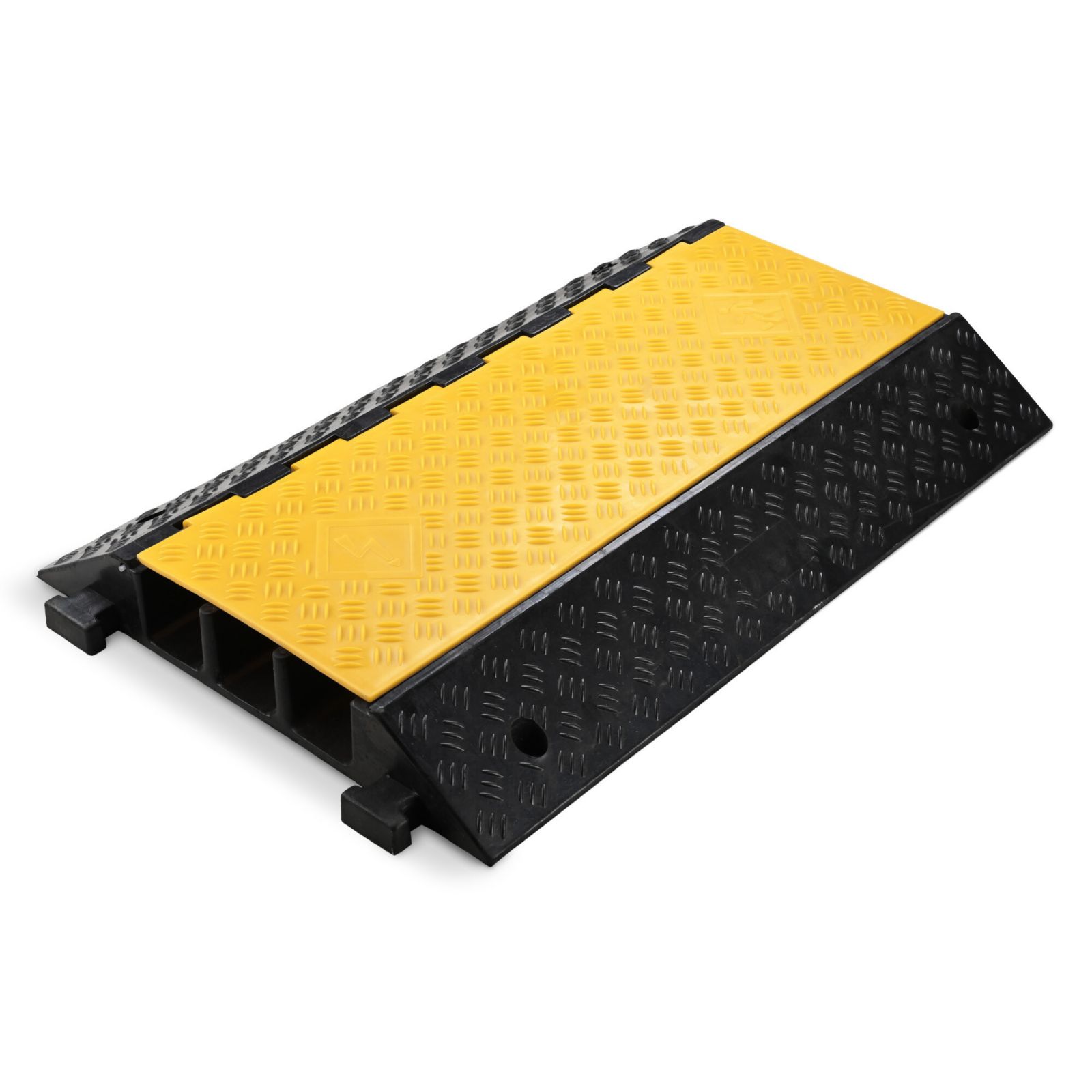 Yescom Кабель-канал Protector 3 Channel Hose 40000 Lbs Load Capacity 35.43"x23.62"x4.33" Speed Bump