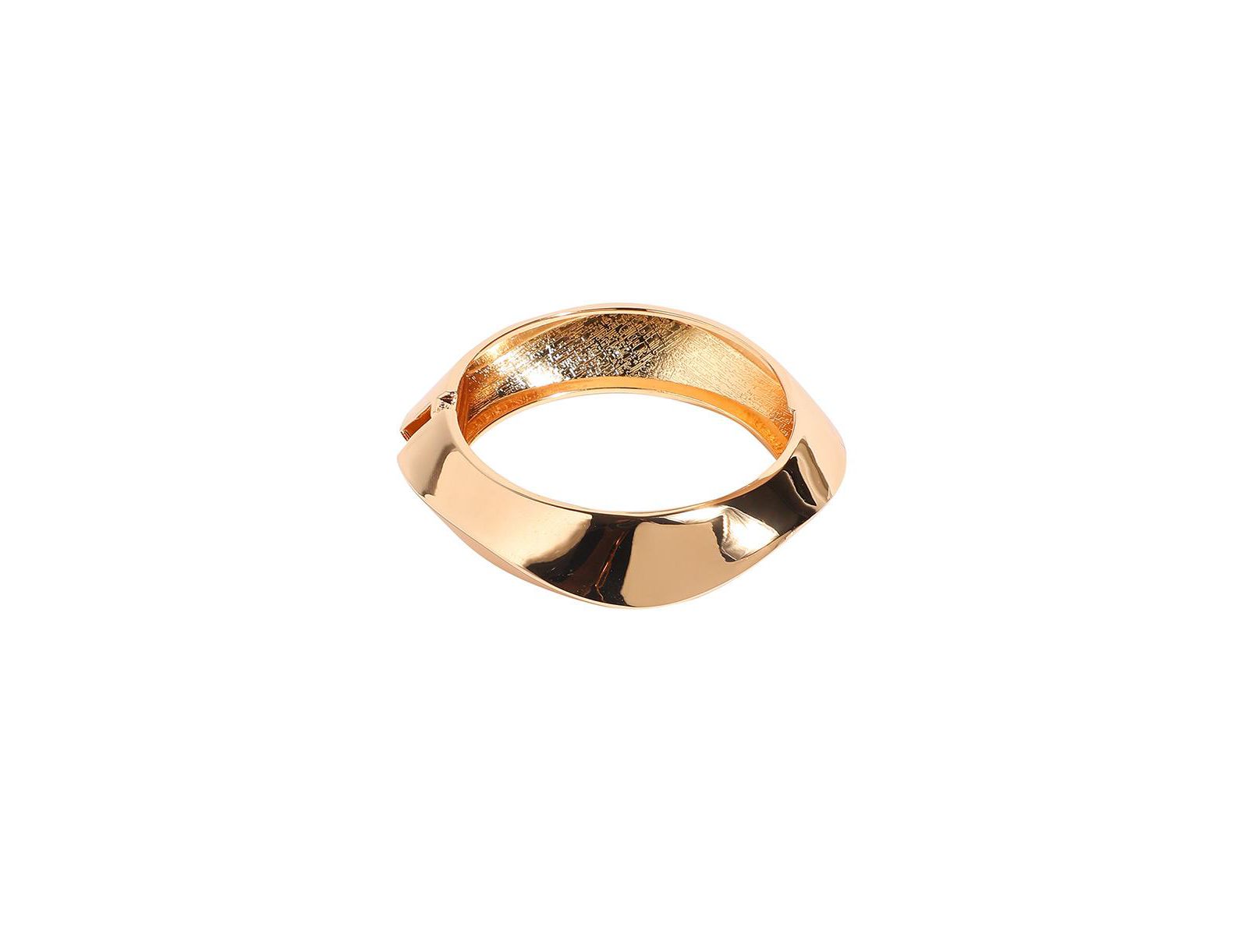 SOHI Metallic Wave Bangle Bracelet