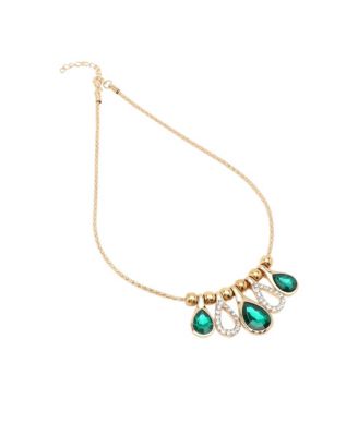 Колье SOHI Teardrop-Stone Statement