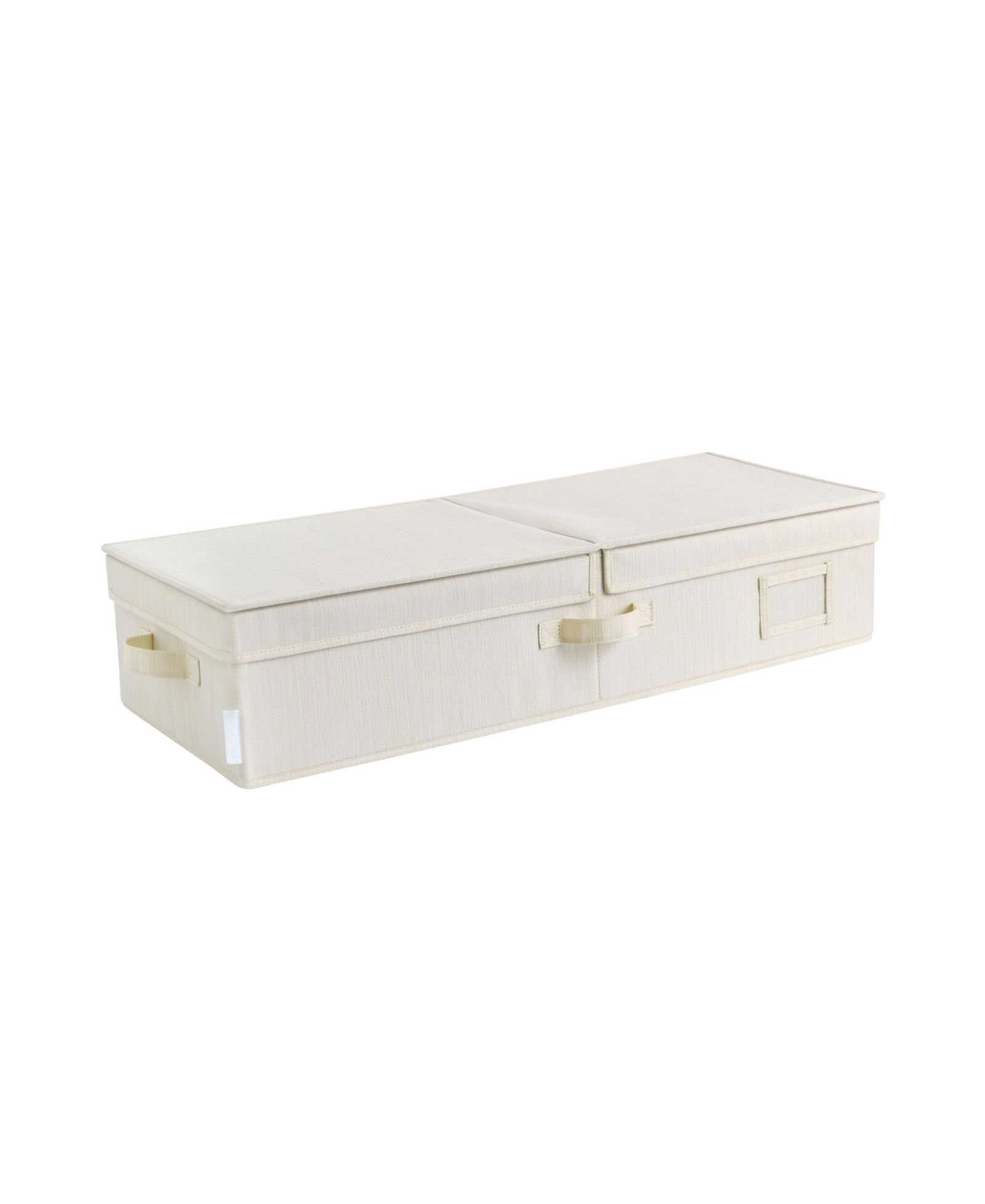 Органайзер WeThinkStorage Folding Fabric Under Bed с двойной открывающейся крышкой - Clay