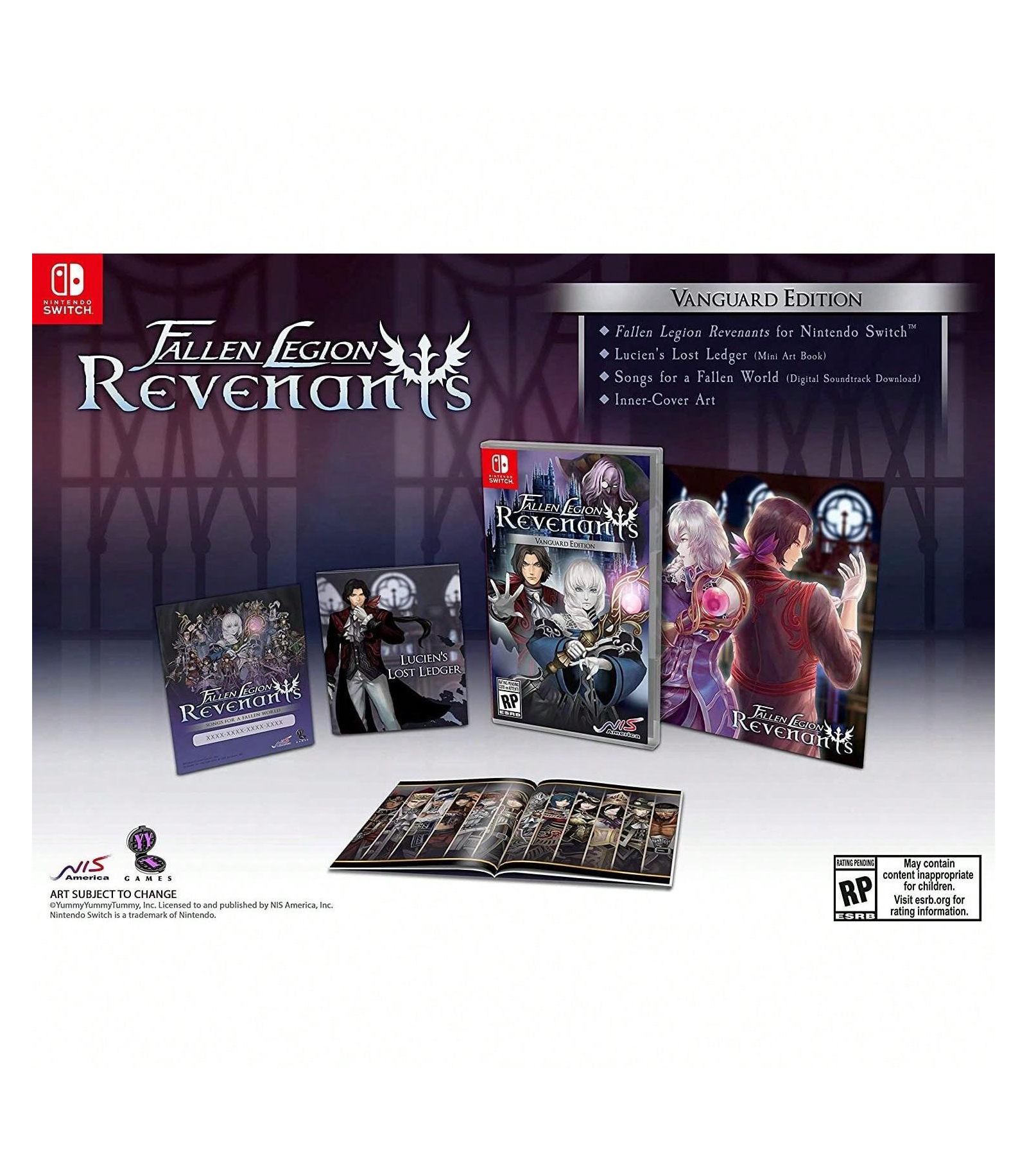 KOEI TECMO Fallen Legion Revenants Vanguard Edition для Nintendo Switch