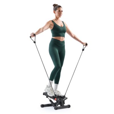 Степпер Sunny Health & Fitness Smart Twist с эспандерами и Bluetooth