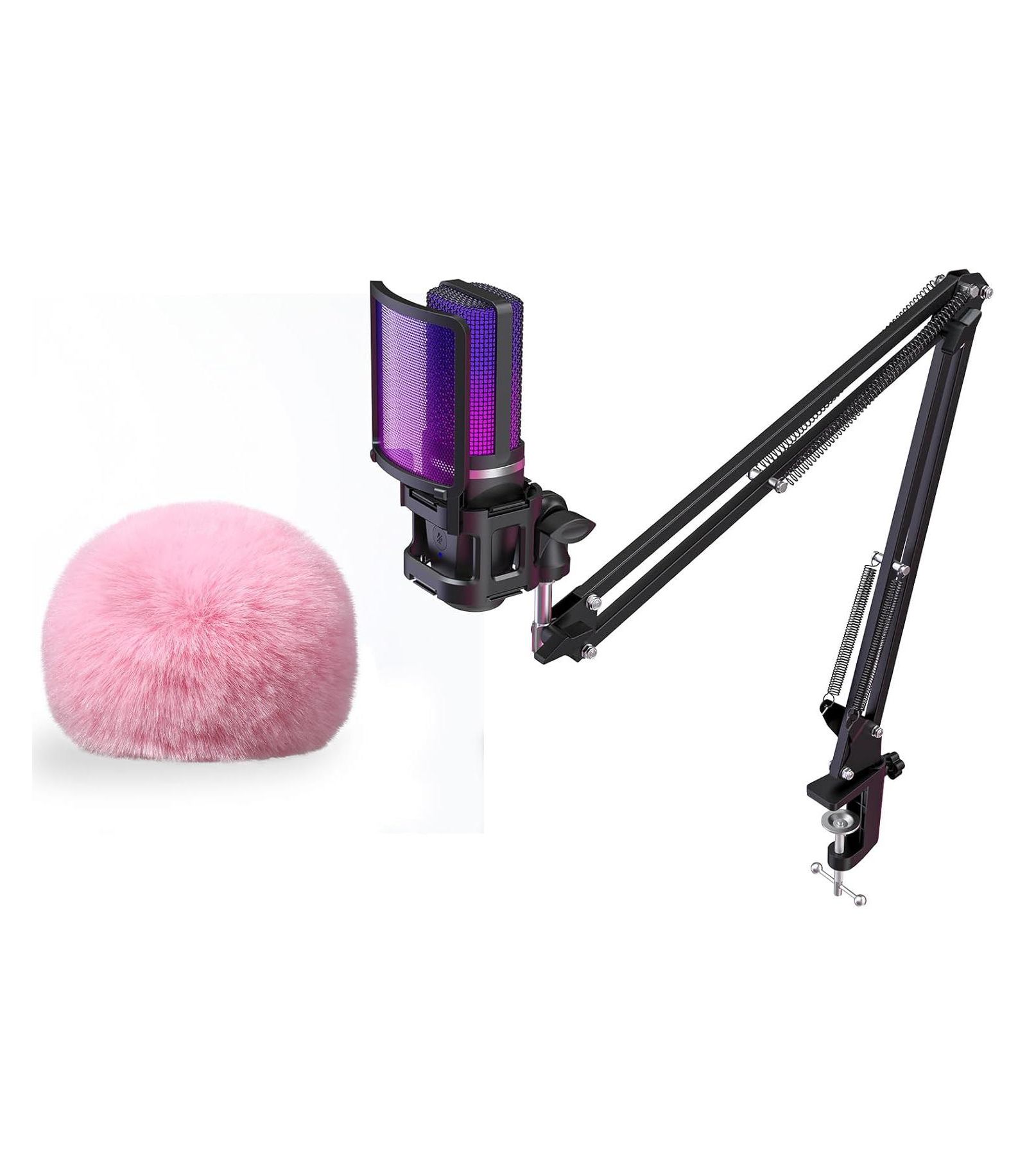 Игровой USB микрофон ZealSound a68s-us и чехол d65p Furry