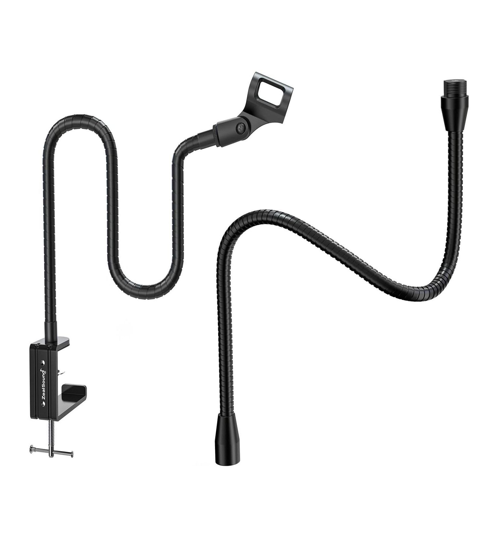 Zealsound H1-19 and T19-us 360° Adjustable Gooseneck Microphone Arm Stand, Fits Mics Up to 1.38"