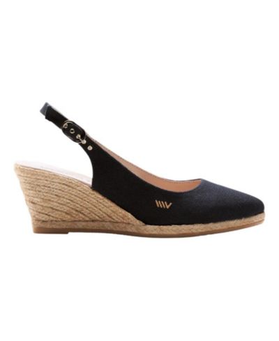 Женские эспадрильи на платформе VISCATA Palomera Canvas Wedges Slingback
