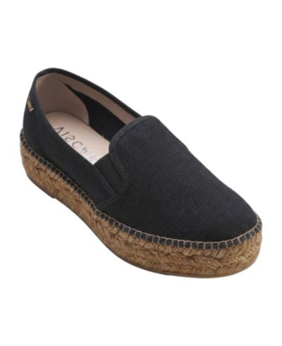 Women's Castell Canvas Espadrille Platforms Slip on