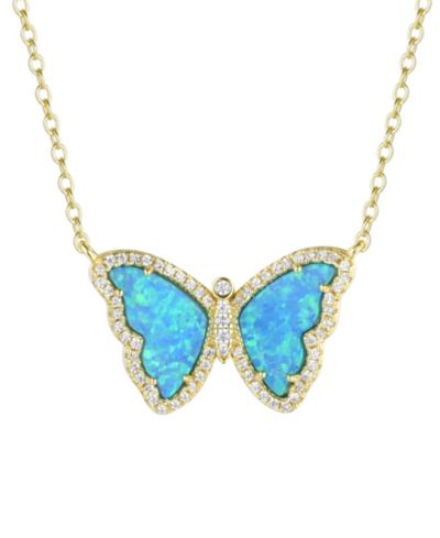 Blue green opal