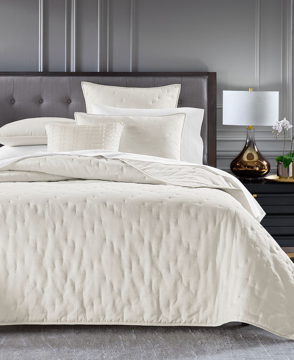 Hotel Collection Etch 3-Pc. Coverlet Set, Full/Queen, Macy's Exclusive