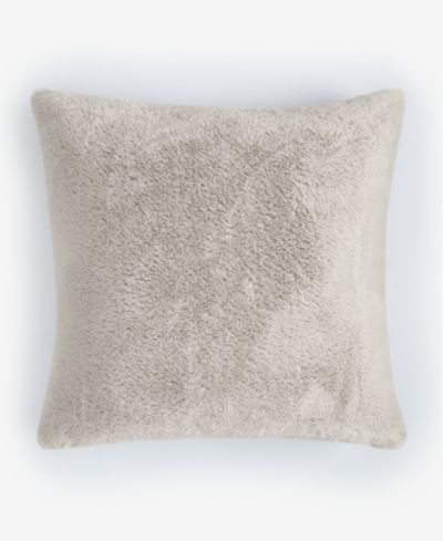 Hotel Collection Rabbit Faux-Fur Decorative Pillow, 20" x 20"
