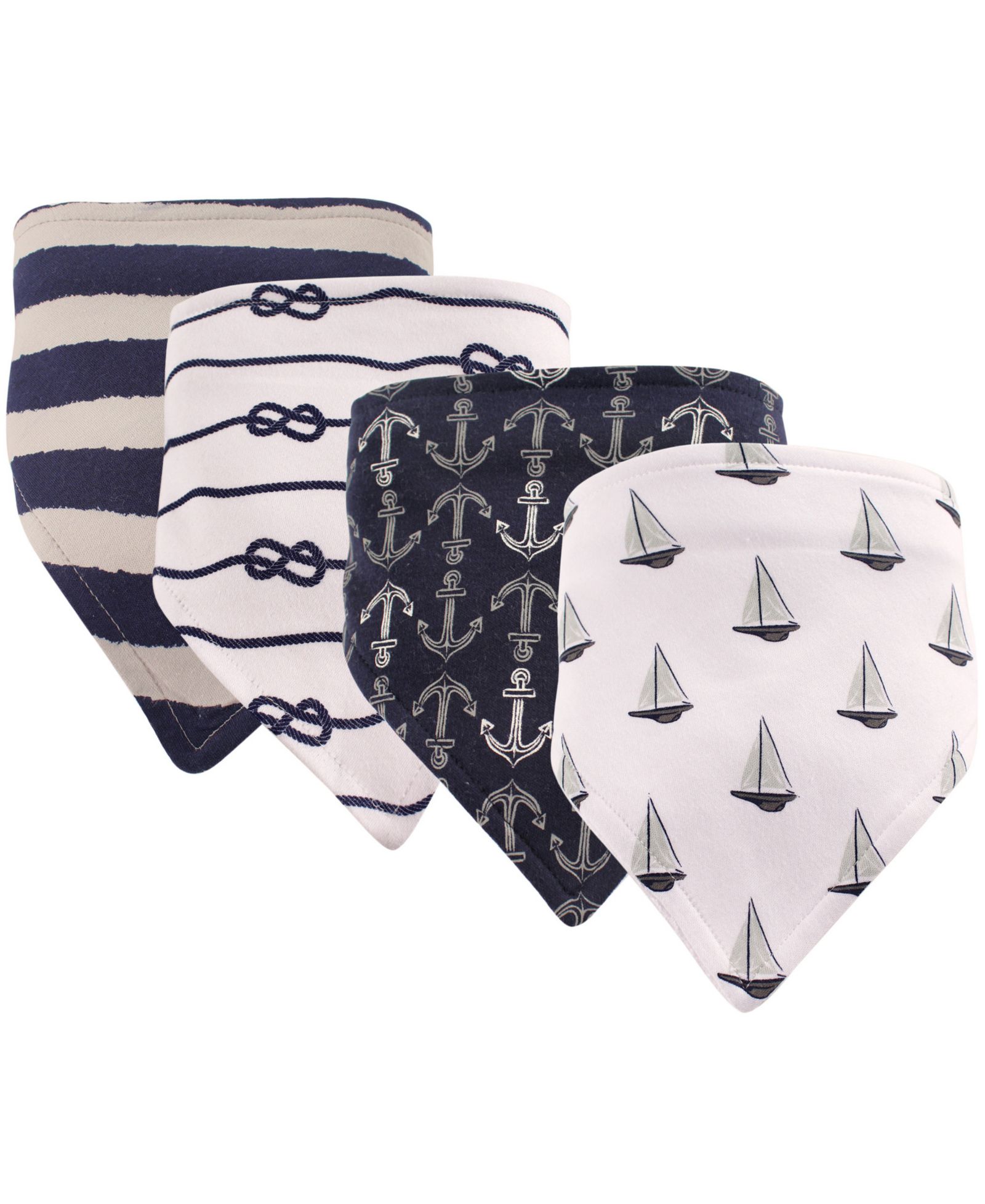 Hudson Baby 4Pk Bandana Bibs