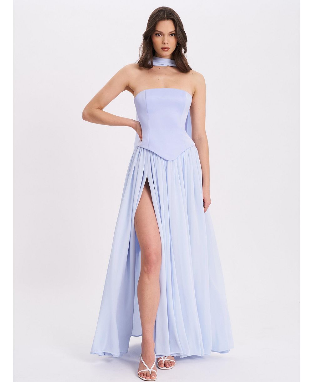 Женский топ Miss Circle Qianna Baby Blue Peplum