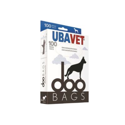 UBAVET DOO Долговечные пакеты для мусора для собак и кошек, 100 шт