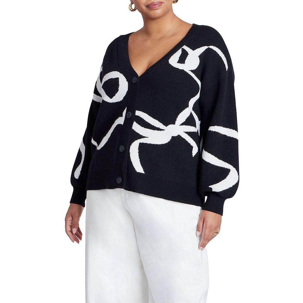 Женский кардиган ELOQUII Intarsia