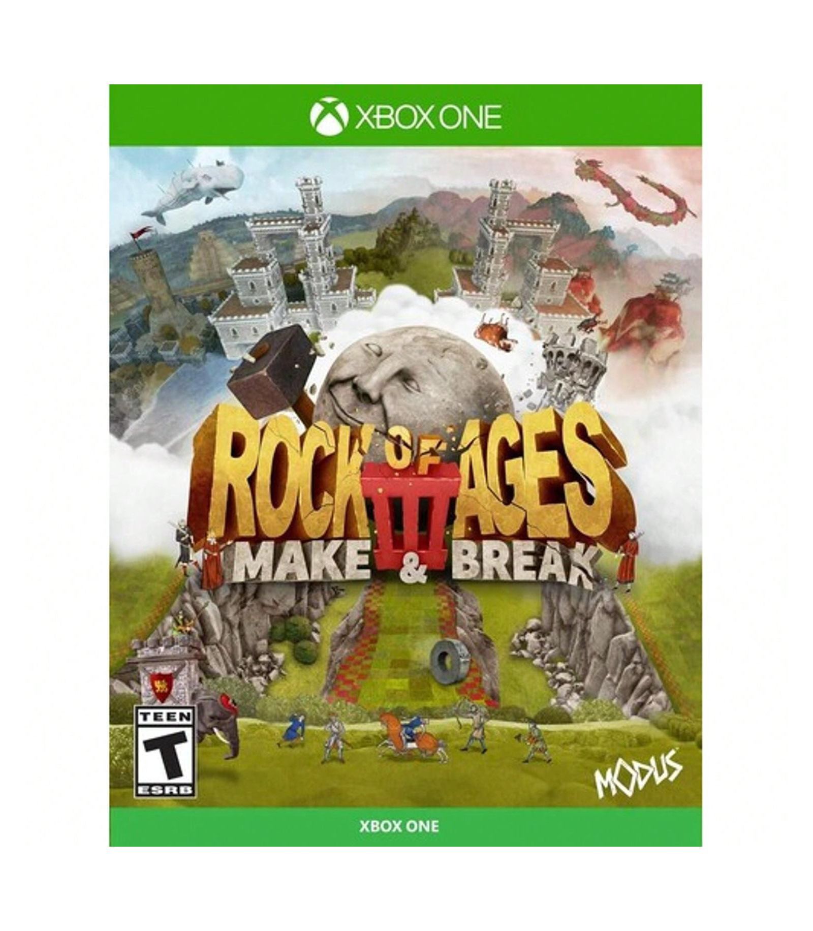 Rock of Ages 3: Make & Break Standard Edition Xbox One, ESRB Rating T