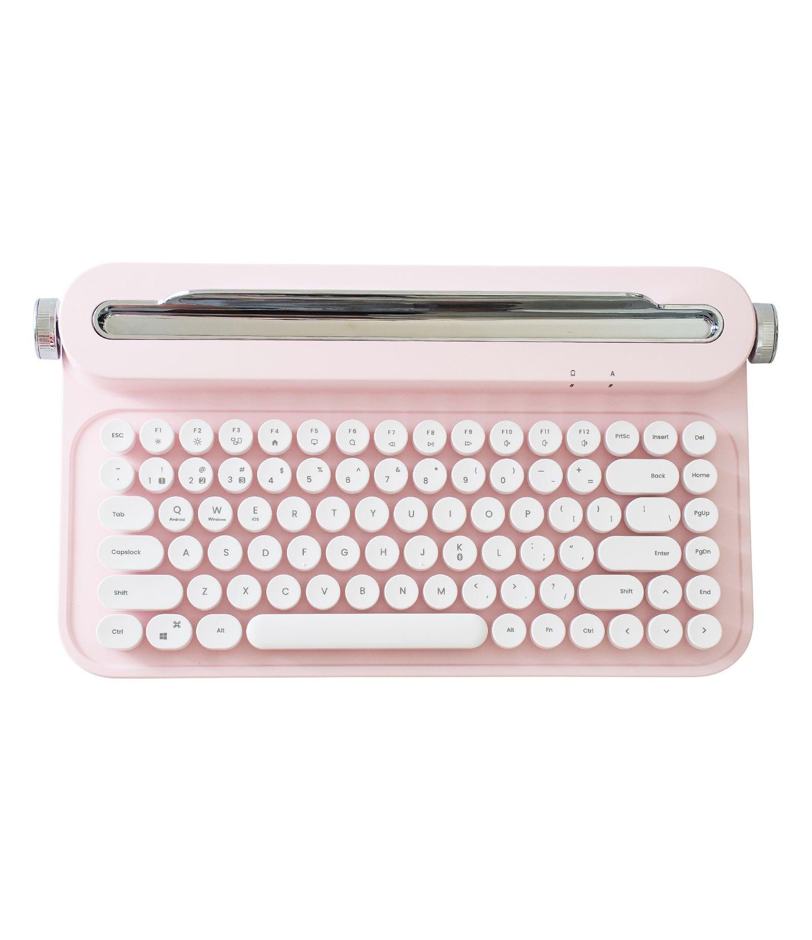 Yunzii Actto B305 Wireless Bluetooth Retro Typewriter Keyboard with Integrated Stand for Windows/iOS/Android