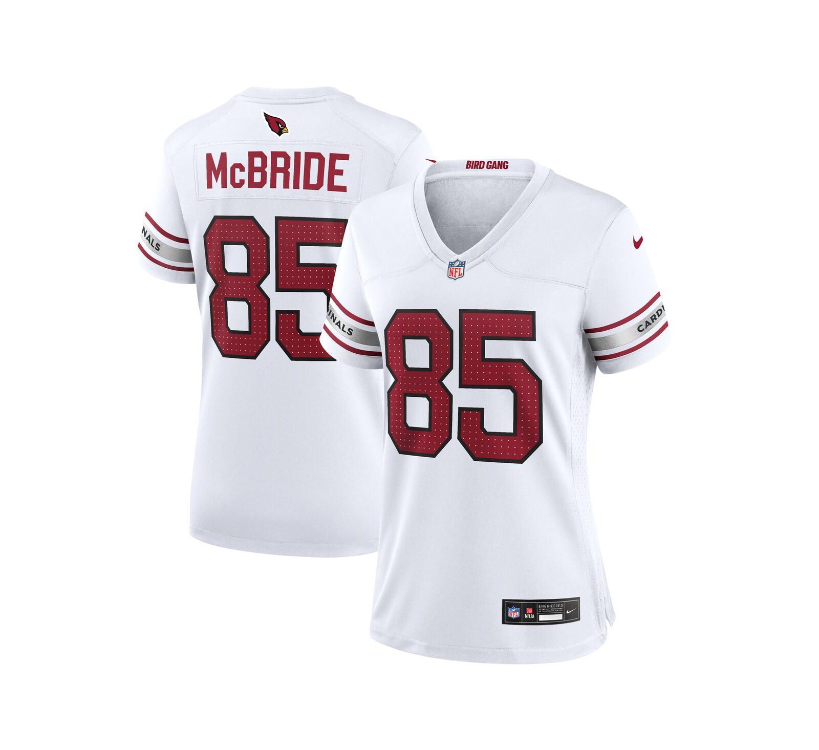 Женская игровая джерси Nike Trey McBride White Arizona Cardinals