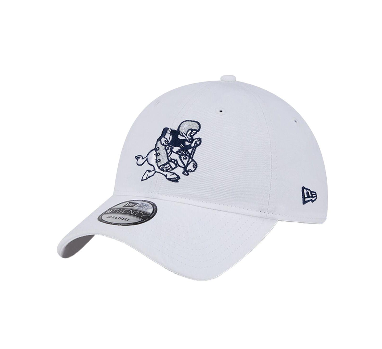 Мужская кепка New Era White Dallas Cowboys Retro Main 9TWENTY Adjustable