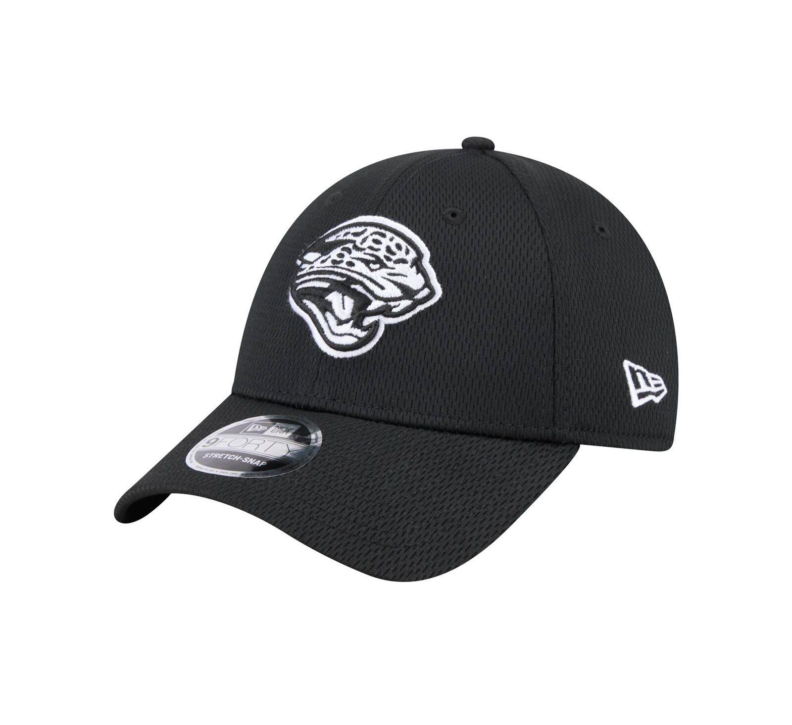 Мужская кепка New Era Black Jacksonville Jaguars Main B-Dub 9FORTY Adjustable
