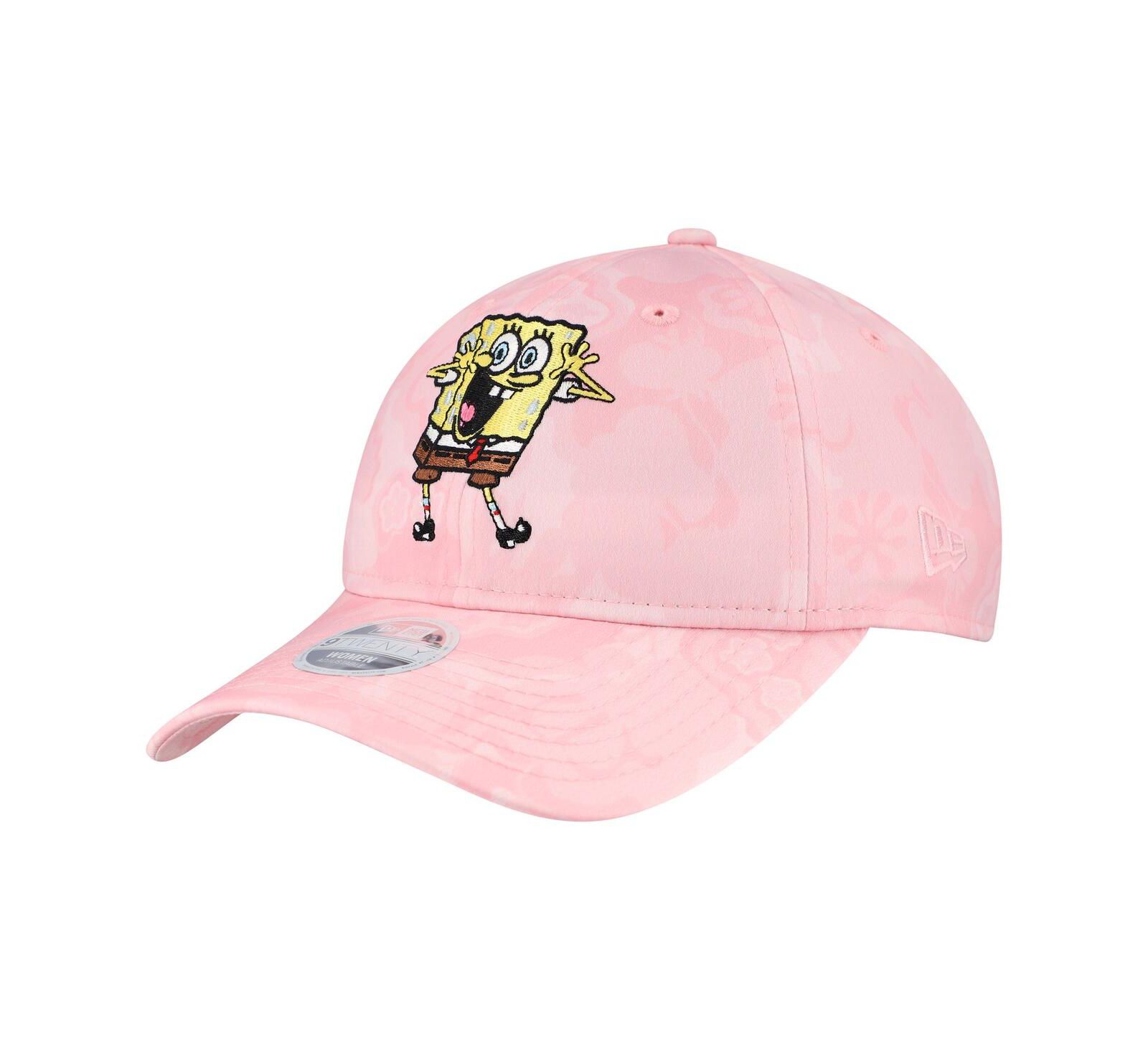 Женская регулируемая кепка New Era Women's Light Pink SpongeBob SquarePants