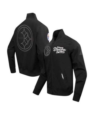 Мужская куртка Pro Standard Black Pittsburgh Steelers Paint The City Twill Full-Zip
