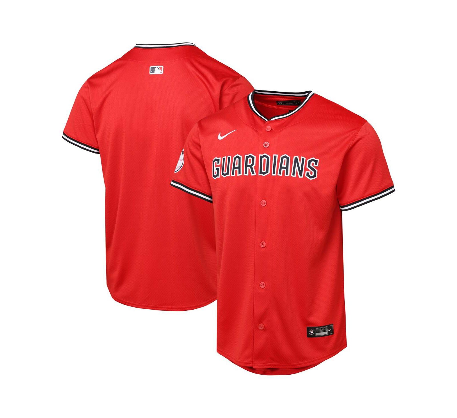 Nike детская джерси Red Cleveland Guardians Alternate 2 Limited