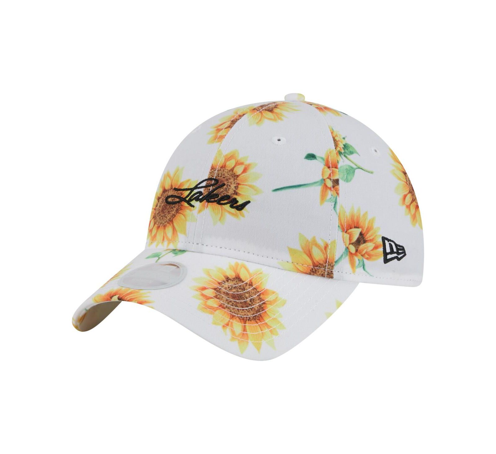 New Era Женская кепка Los Angeles Lakers Adventure Flower 9TWENTY, белая