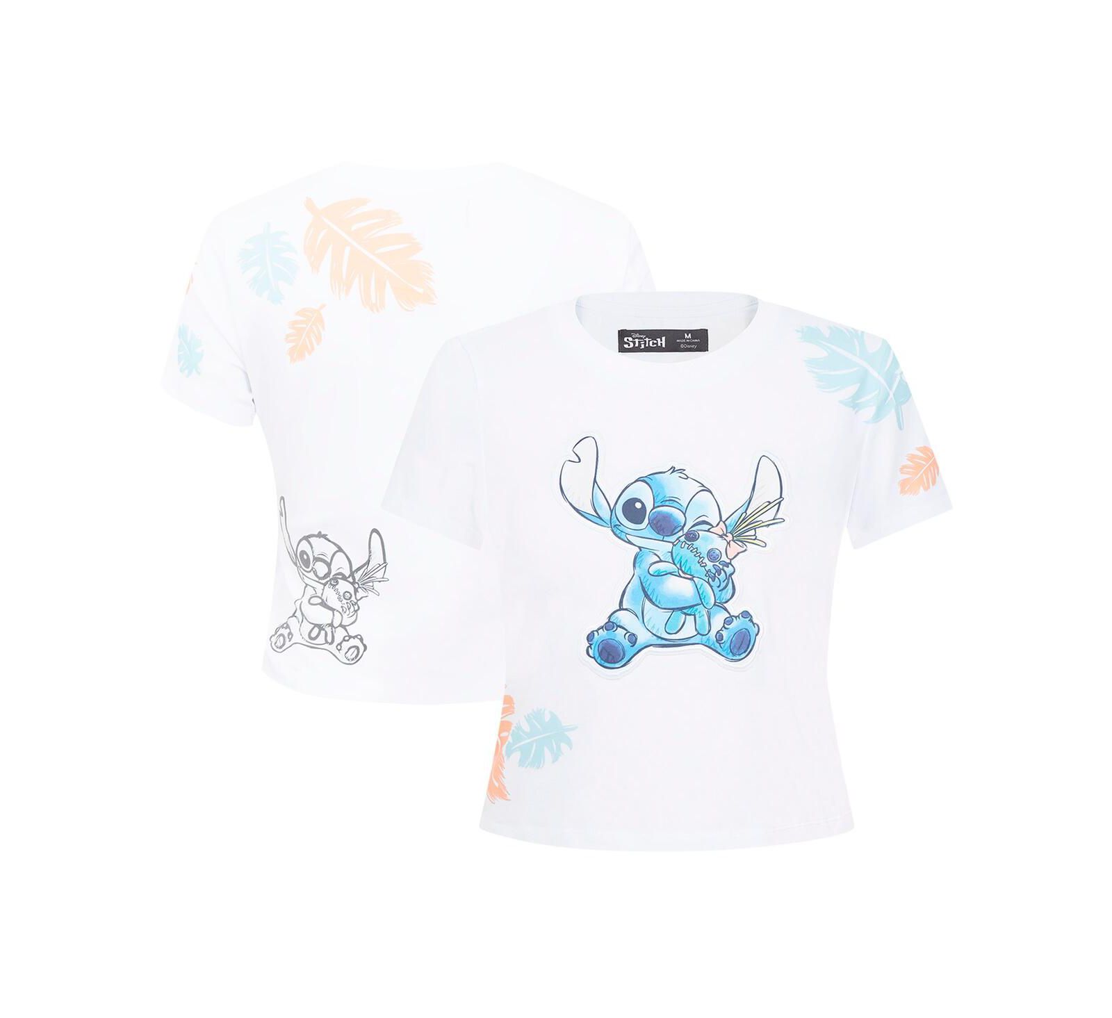 Футболка Freeze Max Women's White Lilo and Stitch Hold On Tight Baby Doll