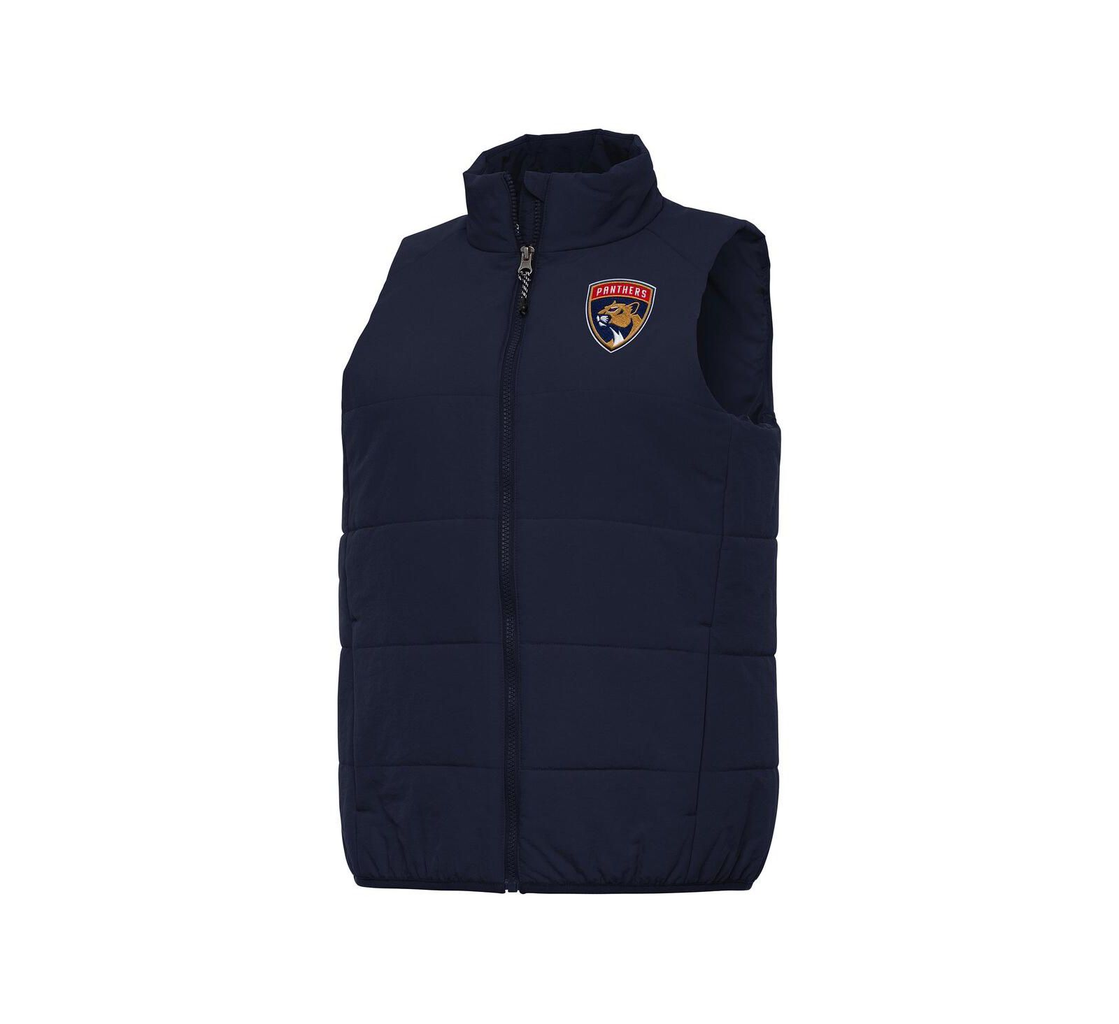 Женский жилет Antigua Florida Panthers Experience Full-Zip Navy