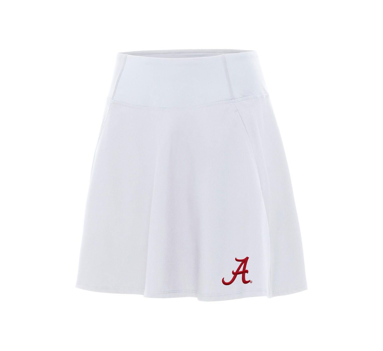 Antigua Women's White Alabama Crimson Tide Chip Skort