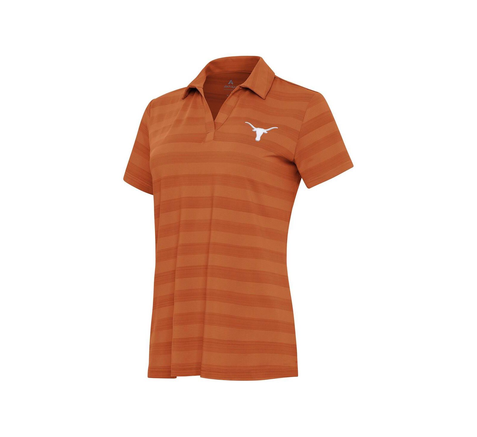 Женская рубашка polo Antigua Texas Orange Texas Longhorns Tunnel