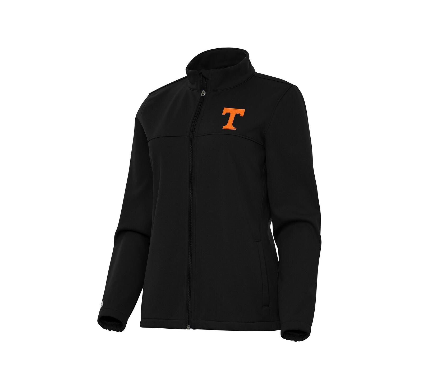 Женская ветровка Antigua Black Tennessee Volunteers Links 2 Full-Zip