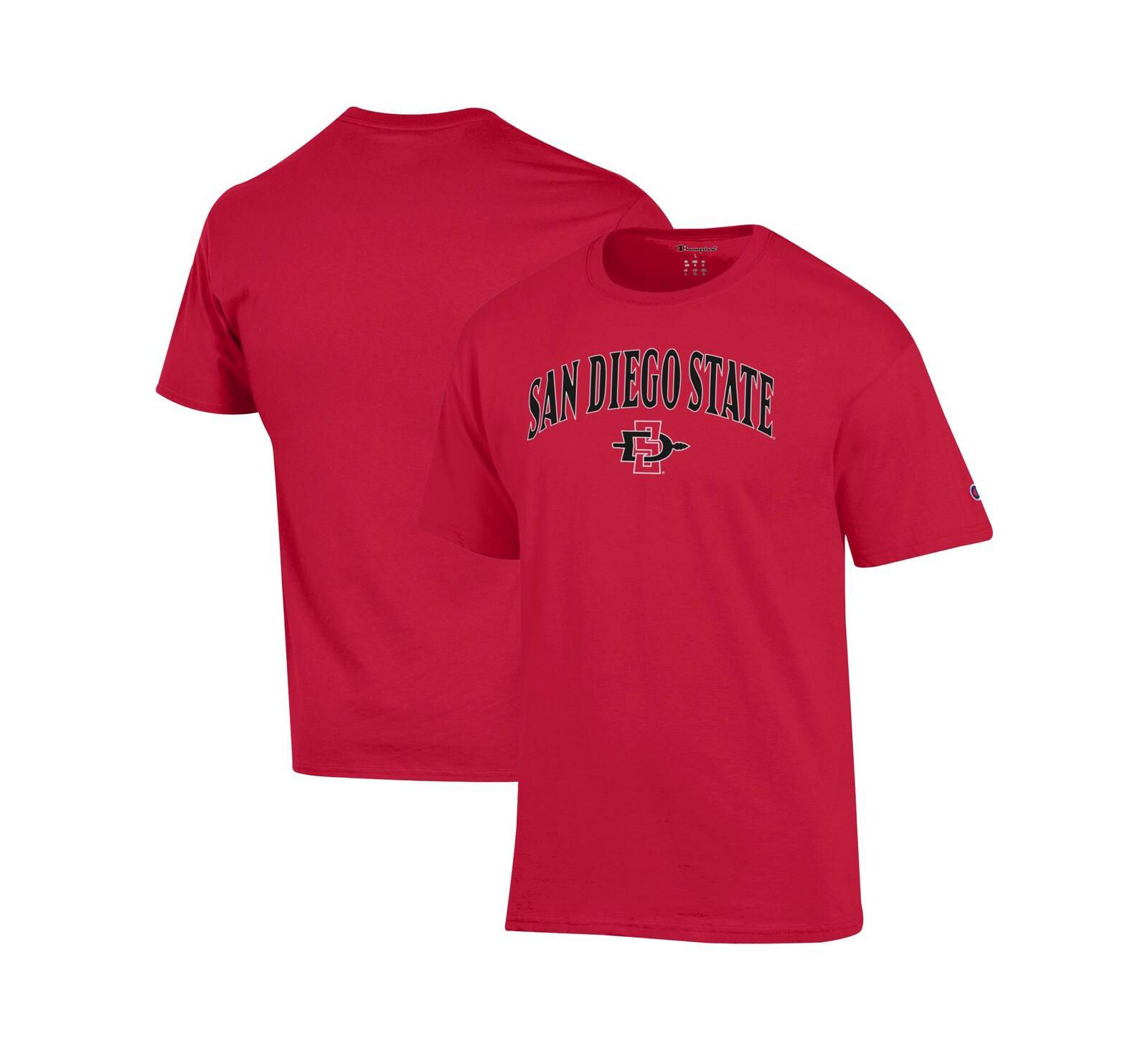 Champion Men's Cardinal San Diego State Aztecs Arch Over Logo T-Shirt