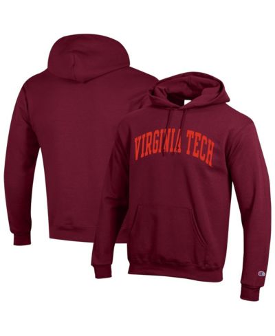 Мужское худи Champion Maroon Virginia Tech Hokies Basic Arch Fleece Pullover