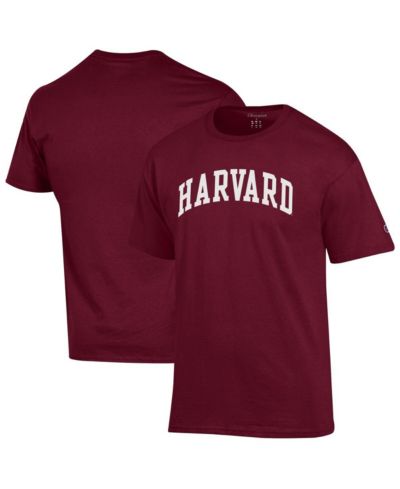 Champion Men's Crimson Harvard Crimson Basic Arch T-Shirt