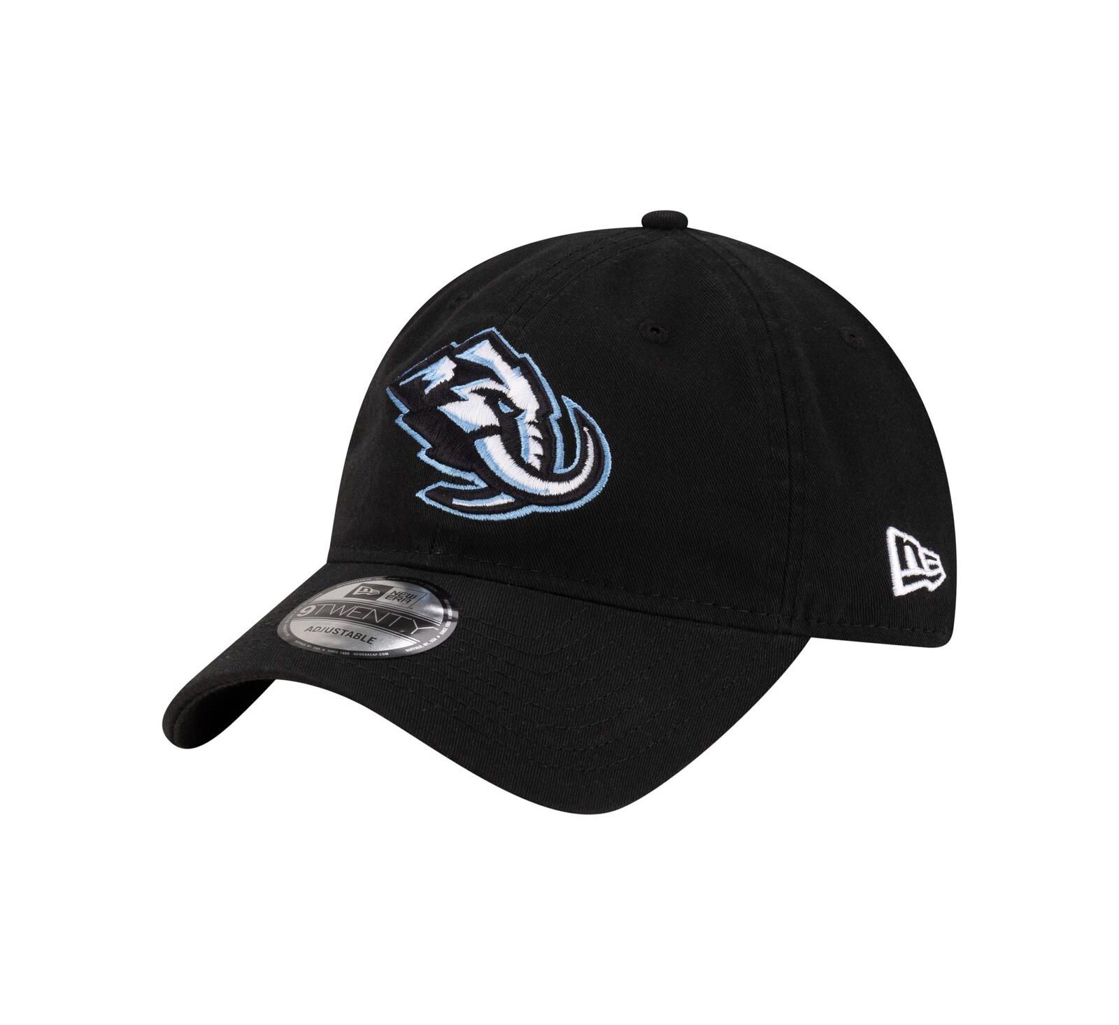 Мужская регулируемая кепка New Era Utah Mammoth 9TWENTY, черная