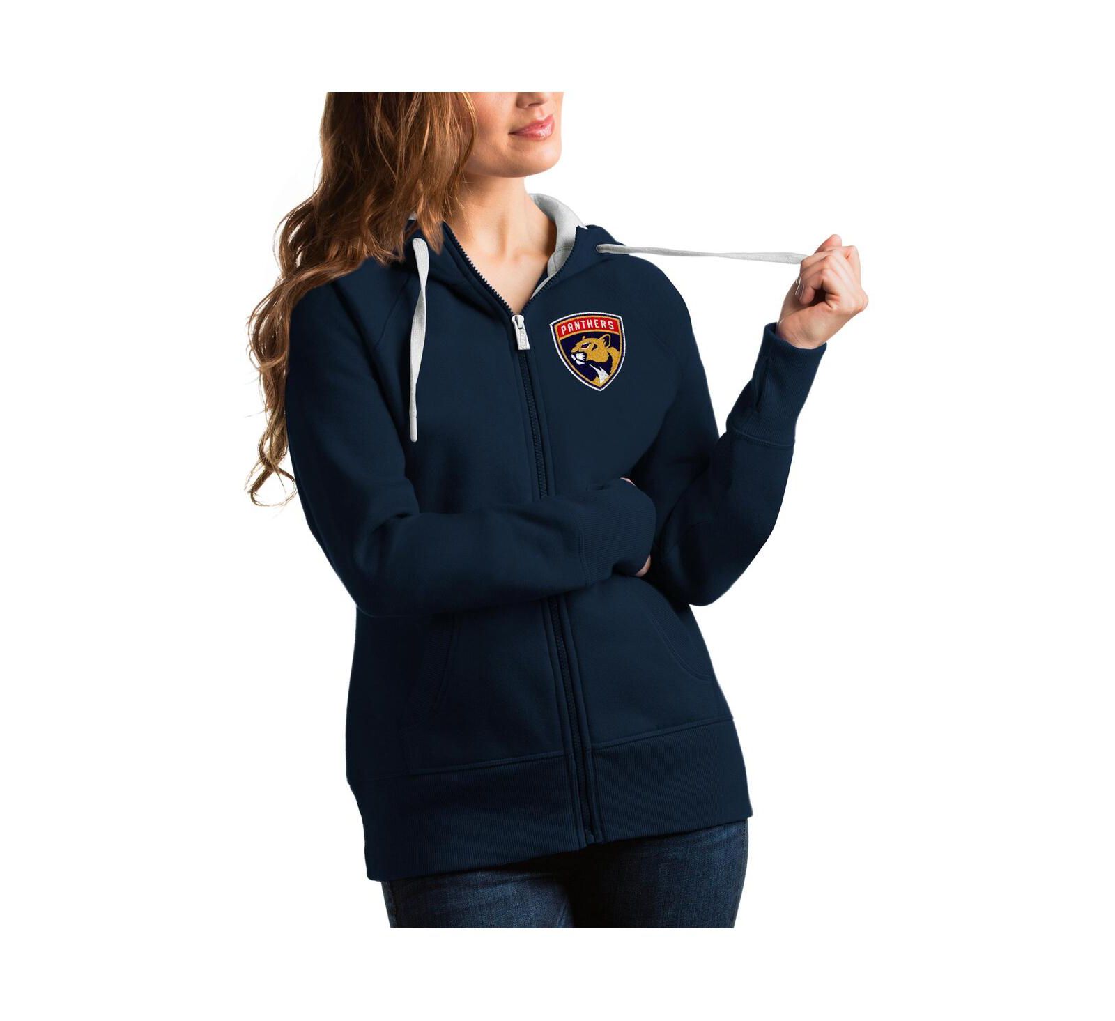 Женское худи Antigua Navy Florida Panthers Victory Full-Zip