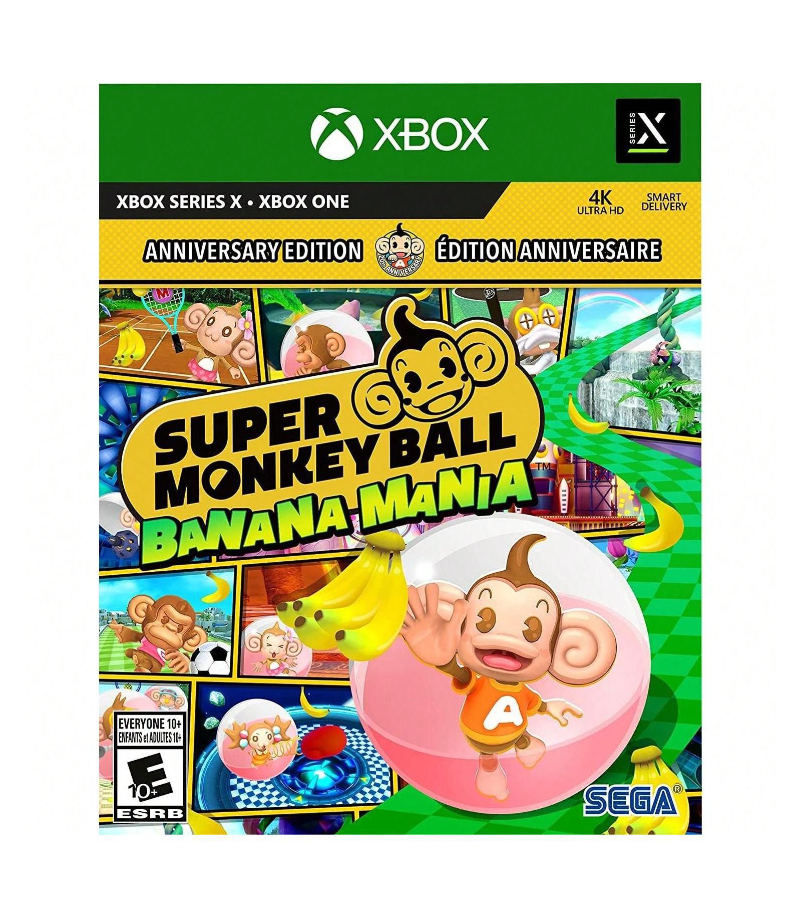 Sega Games Super Monkey Ball Banana Mania ANNIVERSARY LAUNCH EDITION для Xbox One и Xbox Series X