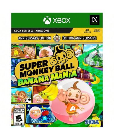 Sega Games Super Monkey Ball Banana Mania ANNIVERSARY LAUNCH EDITION для Xbox One и Xbox Series X