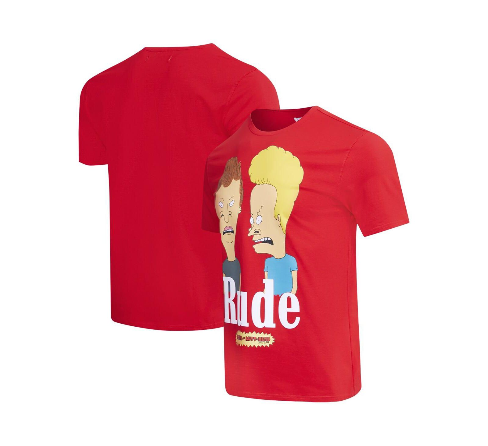 Мужская и женская футболка Freeze Max Red Beavis and Head Rude