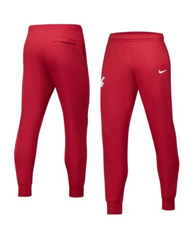 Мужские брюки Nike Crimson Washington State Cougars Club Fleece