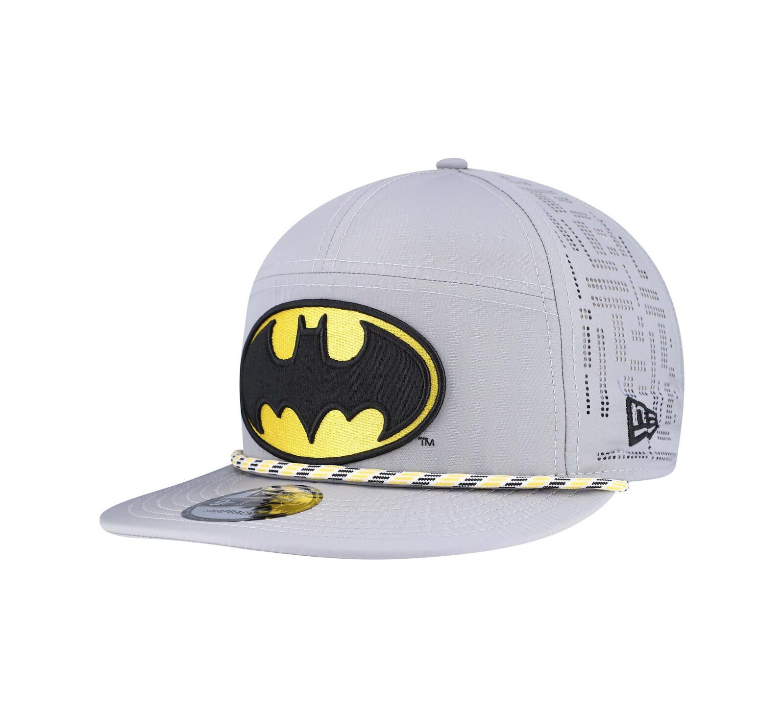 Мужская кепка New Era Gray Batman Rope Trucker 9FIFTY Adjustable Hat