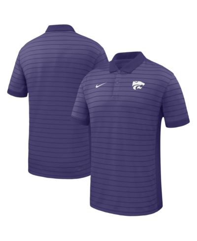 Мужское поло Nike Purple Kansas State Wildcats 2025 Early Season Coaches Sideline Victory Stripe Performance