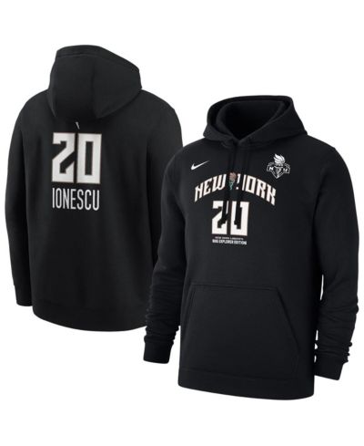 Nike Men's Sabrina Ionescu Black New York Liberty Explorer Edition Name & Number Pullover Hoodie
