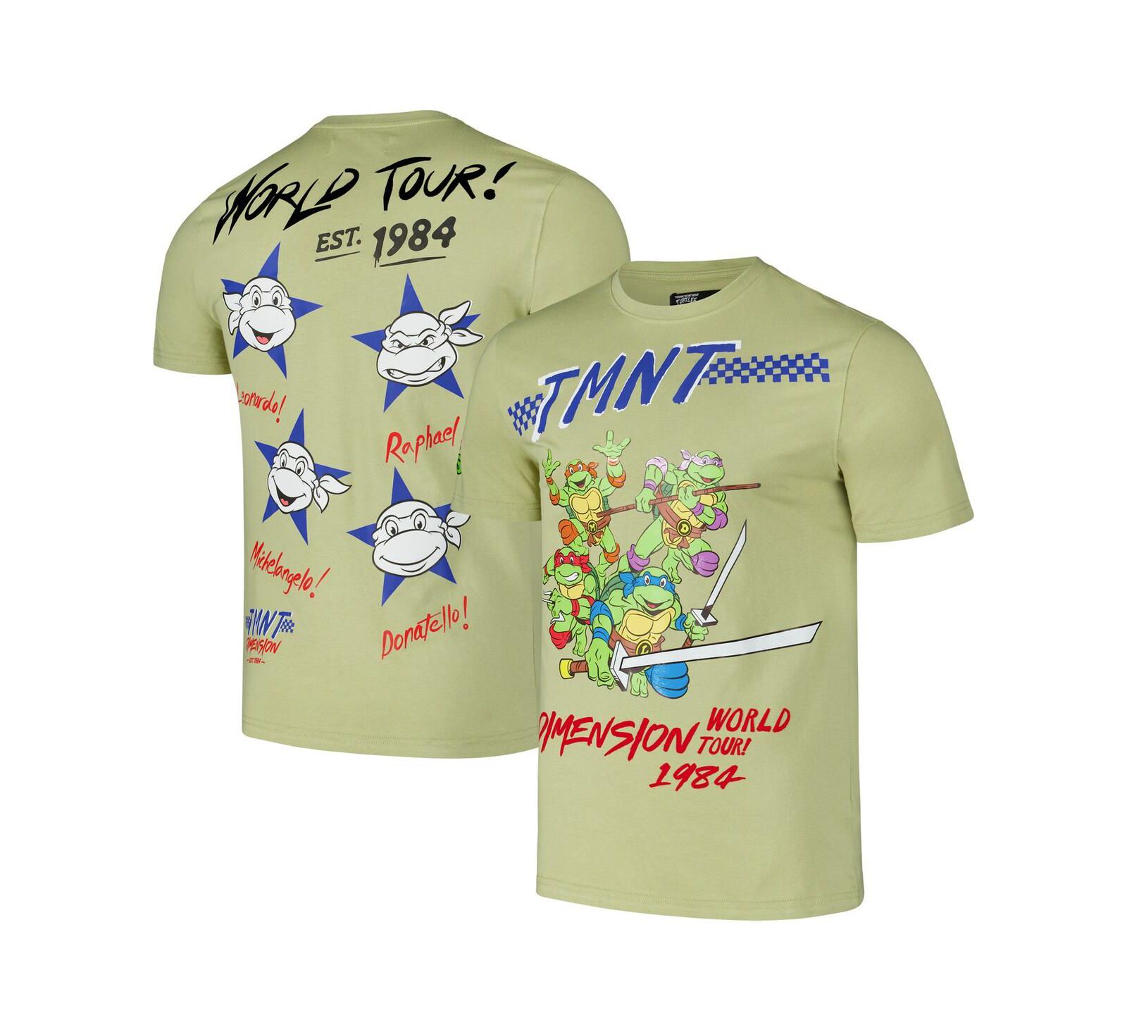 Мужская футболка Freeze Max Green Teenage Mutant Ninja Turtles Dimension World Tour 1984